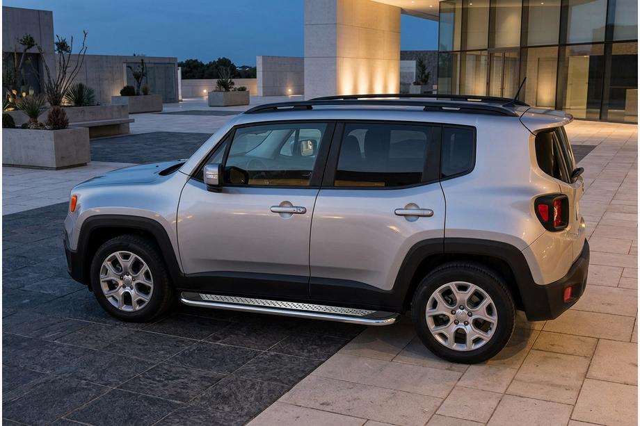 Jeep Renegade 2014- Pedane Laterali Maydos V2 (2 pz, acciaio inox) Image