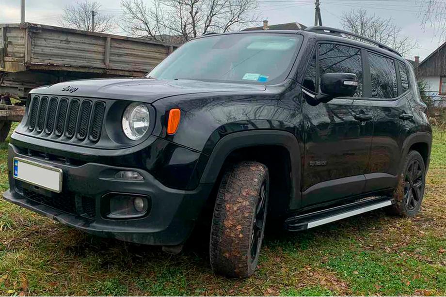 Jeep Renegade 2014- Pedane Laterali Maya V1 (2 pz, Alluminio) Image