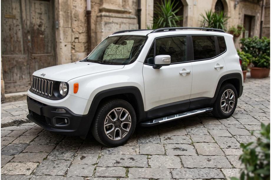 Jeep Renegade 2014- Pedane Laterali Sunrise (2 pz, Alluminio) Image