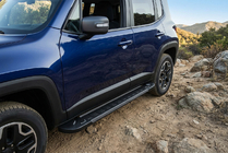 Jeep Renegade 2014- Pedane Laterali RedLine Black (2 pz, Alluminio) foto 1