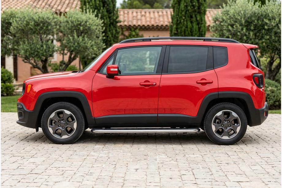 Jeep Renegade 2014- Pedane Laterali Maydos V1 (2 pz, Alluminio e Acciaio Inox) Image
