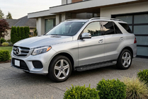 Mercedes GLE/ML class W166 2011-2018 Pedane Laterali Allmond Black (2 pz, Alluminio) foto 1