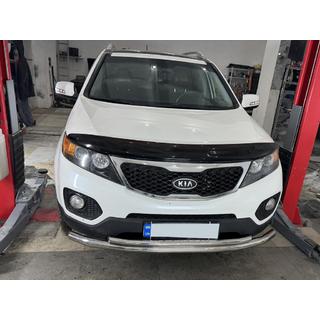 Protezione anteriore inferiore acciaio inox Kia Sorento II XM 2009-2014 foto 2