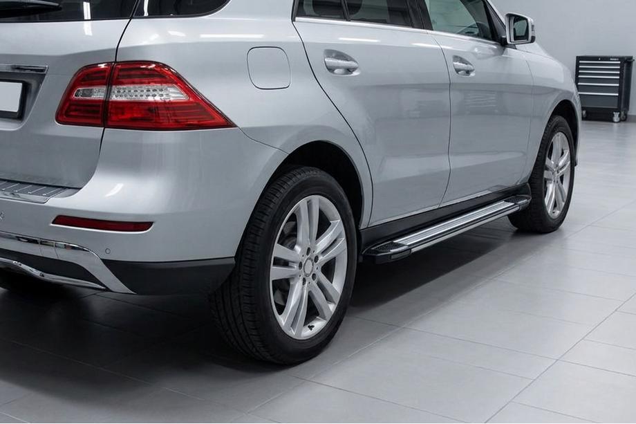 Mercedes GLE/ML class W166 2011-2018 Pedane Laterali Rainbow (2 pz, Alluminio) Image