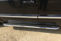 Nissan X-trail T32/Rogue 2014-2021 Pedane Laterali Maydos V2 (2 pz, acciaio inox) foto 1