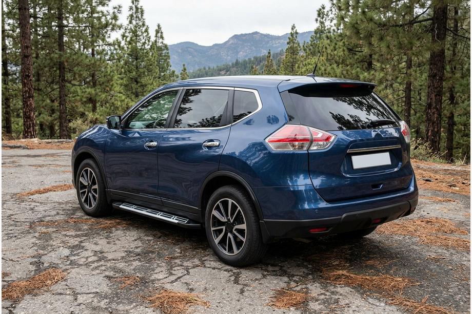 Nissan X-trail T32/Rogue 2014-2021 Pedane Laterali Sunrise (2 pz, Alluminio) Image