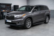 Toyota Highlander 2013-2019 Pedane Laterali Bosphorus Black (2 pz, Alluminio) foto 1