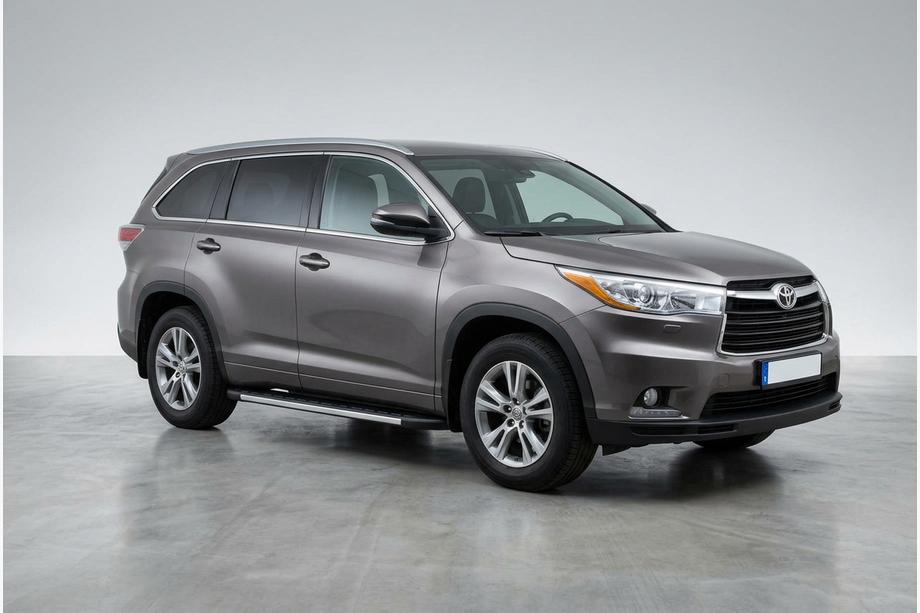 Toyota Highlander 2013-2019 Pedane Laterali Duru (2 pz, Alluminio) Image