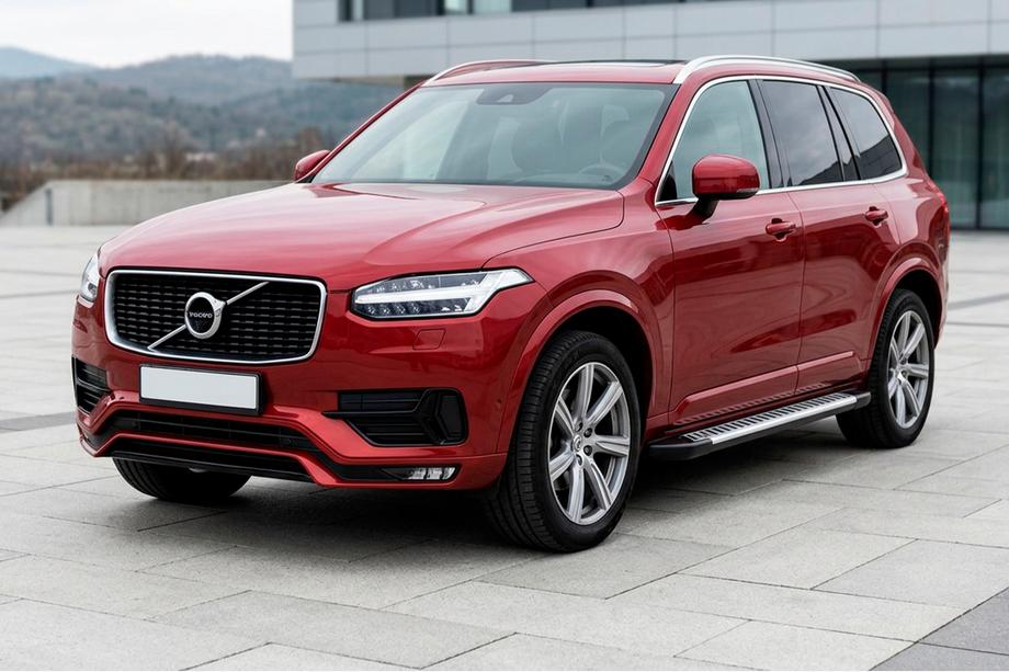 Volvo XC90 2015- Pedane Laterali Line (2 pz, Alluminio) Image