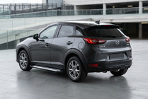 Mazda CX-3 2015- Pedane laterali Allmond Grey (2 pz, alluminio) foto 1