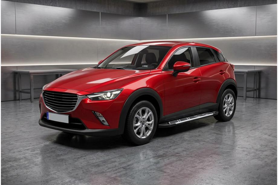 Mazda CX-3 2015- Pedane Laterali Sunrise (2 pz, Alluminio) Image