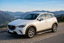 Mazda CX-3 2015- Pedane Laterali Maydos V1 (2 pz, Alluminio e Acciaio Inox) foto 1