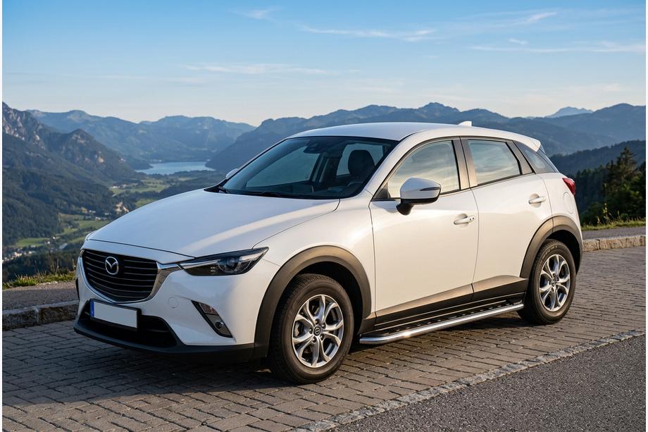 Mazda CX-3 2015- Pedane Laterali Maydos V1 (2 pz, Alluminio e Acciaio Inox) Image