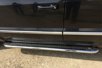 Mercedes GLK class X204 2008-2015 Pedane Laterali Maydos V2 (2 pz, acciaio inox) foto 1
