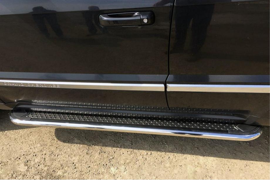 Mercedes GLK class X204 2008-2015 Pedane Laterali Maydos V2 (2 pz, acciaio inox) Image