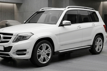 Mercedes GLK class X204 2008-2015 Pedane Laterali Line (2 pz, Alluminio) foto 1
