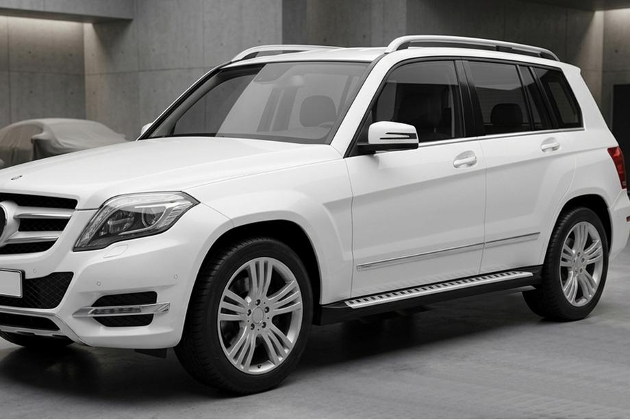 Mercedes GLK class X204 2008-2015 Pedane Laterali Line (2 pz, Alluminio) Image