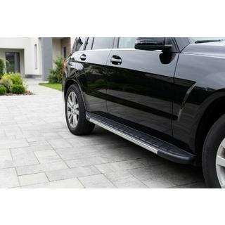 Pedane Laterali Duru (2 pz, Alluminio) Mercedes GLK class X204 2008-2015 foto 1