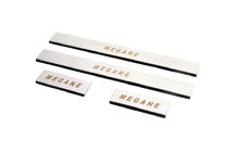 Renault Megane III 2009-2016 Battitacco Carmos (4 pz, acciaio inox) foto 2