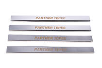 Peugeot Partner Tepee 2008-2018 Battitacco Carmos V1 acciaio inox foto 2