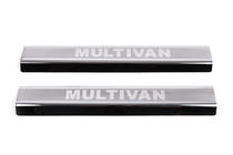 Volkswagen T5 Multivan 2003–2010 Battitacco VIP (2 pz, acciaio inox) foto 2