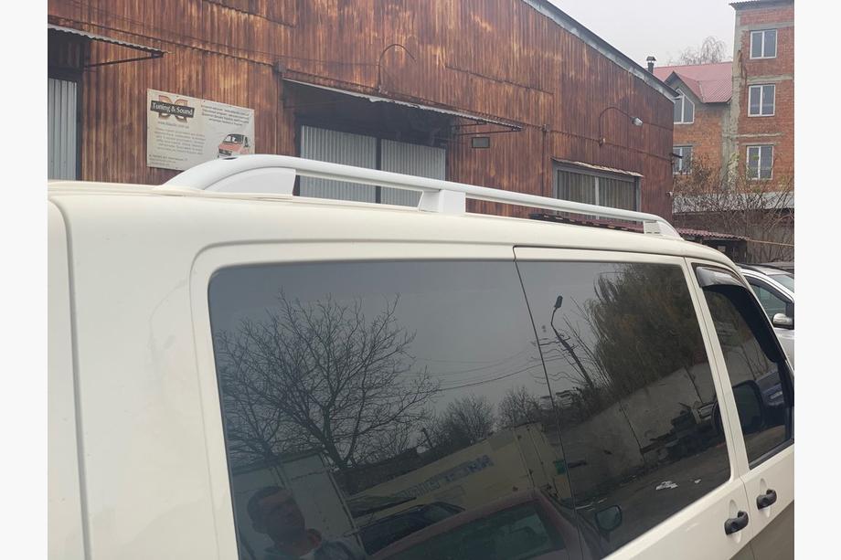 Volkswagen T6 2015-2024 Barre portatutto Skyport (bianche) Passo Corto Foto 14