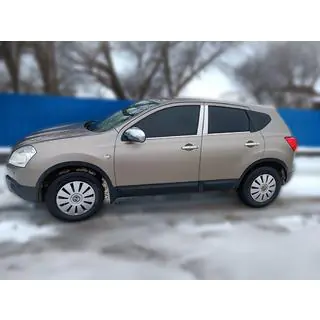 Coperture Montanti Porta Cromate (4 pz, Acciaio Inox) Nissan Qashqai 2010-2014 foto 1