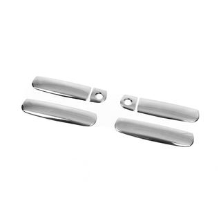 Coperture Maniglie Cromate (4 pz, Acciaio Inox) Audi A4 B6 2000-2004 foto 2