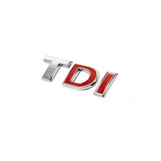 Scritta TDI (corsivo) foto 3