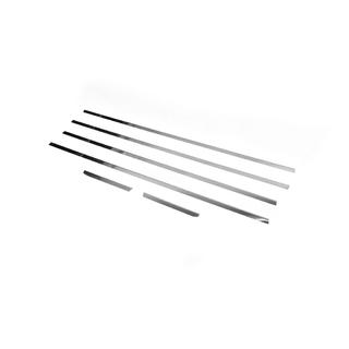 Cornici Finestrini (6 pz, Acciaio Inox) Mitsubishi ASX 2010-2023 foto 2
