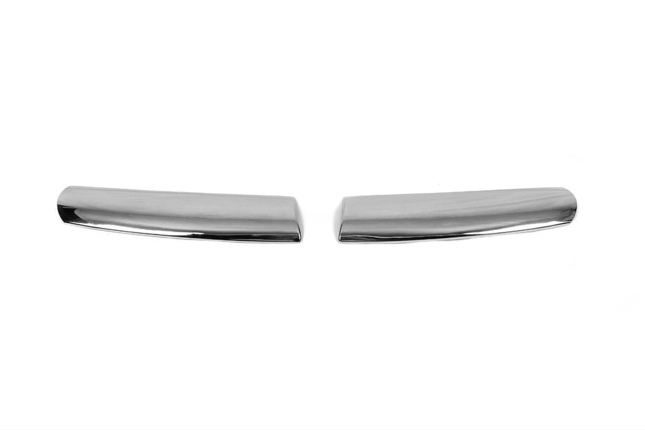 Peugeot Partner 1996-2008 Coperture griglia cromate 2004-2008 (2 pz, acciaio inox) Carmos - Acciaio Inox Turco Foto 2