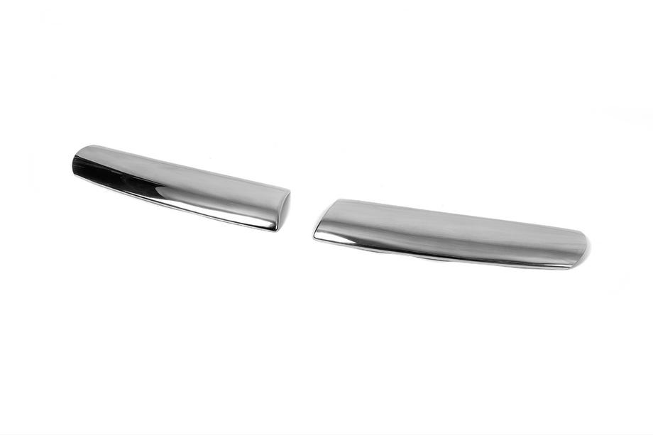 Peugeot Partner 1996-2008 Coperture griglia cromate 2004-2008 (2 pz, acciaio inox) Carmos - Acciaio Inox Turco Foto 3