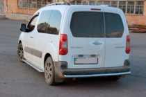 Citroen Berlingo 2008-2018 Protezione Posteriore (Acciaio Inox) 60 mm foto 3