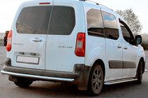 Citroen Berlingo 2008-2018 Protezione Posteriore (Acciaio Inox) 60 mm foto 4