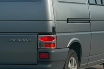 Volkswagen T4 Transporter 1990-2003 Coperture Fanali Posteriori (2 pz, Acciaio Inox) Carmos - Acciaio Inox Turco foto 4