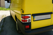 Volkswagen T4 Transporter 1990-2003 Coperture Fanali Posteriori (2 pz, Acciaio Inox) Carmos - Acciaio Inox Turco foto 5