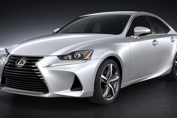 Panoramica della rinnovata berlina Lexus IS