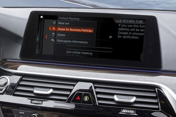 Auto BMW riceveranno un pacchetto di programmi Skype for Business