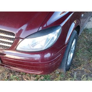 Sopracciglia fari dritte (2004-2010, 2 pz, plastica) Mercedes Vito W639 2004-2014 foto 2