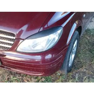 Sopracciglia fari dritte (2004-2010, 2 pz, plastica) Mercedes Vito W639 2004-2014 foto 2