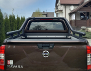 Nissan Navara/NP300 2016- Roll bar per carrozzeria (nero) 60mm foto 5