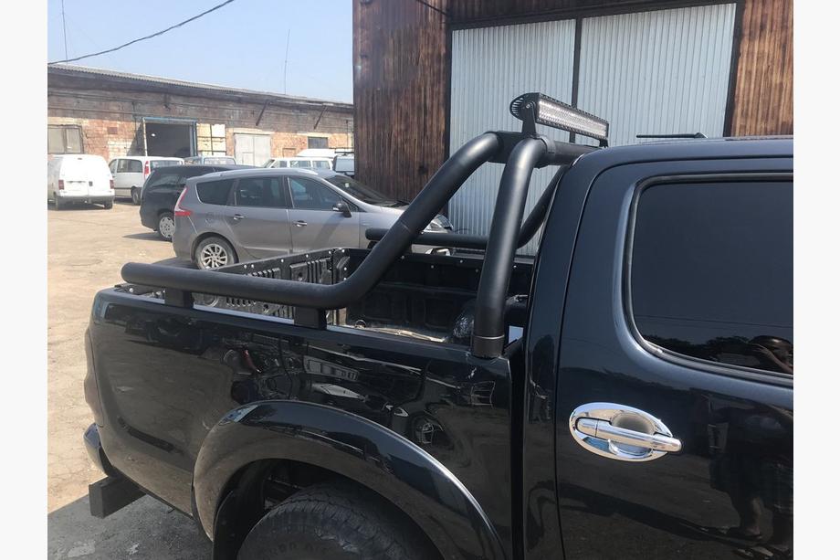 Toyota Hilux 2006-2015 Roll bar per carrozzeria (nero) Foto 6