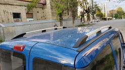 Fiat Doblo I 2005-2010 Barre Tetto Cromate Base Maxi, Piedini in Plastica foto 1