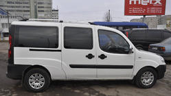 Fiat Doblo I 2005-2010 Barre Tetto Cromate Base Maxi, Piedini in Plastica foto 18