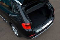 BMW X1 E84 2009-2015 Protezione Paraurti Posteriore OmsaLine Acciaio Inox foto 1