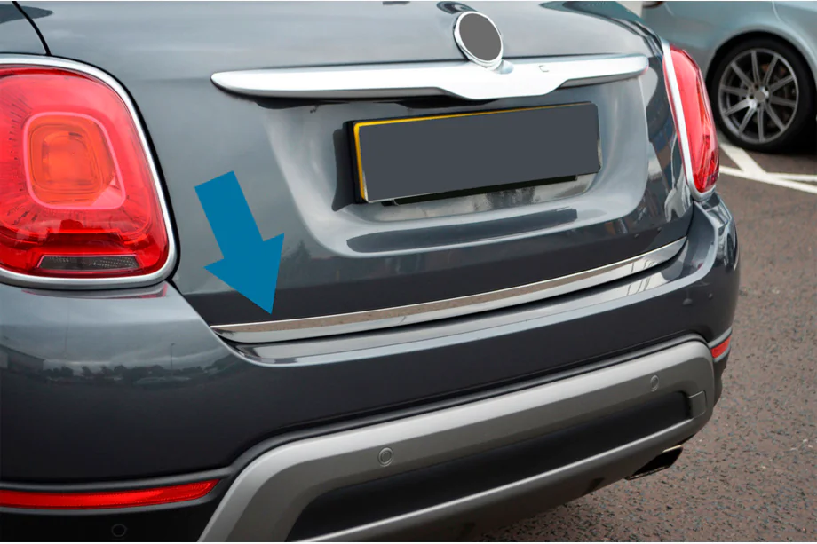 Fiat 500X 2014-2024 Modanatura bagagliaio acciaio inox Image