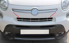 Fiat 500X 2014-2024 Protezione paraurti anteriore in acciaio inox foto 2