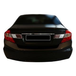 Modanatura cromata sopra la targa (acciaio inox) Honda Civic Sedan IX 2011-2016 foto 1