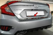 Honda Civic Sedan X 2016-2021 Modanatura bagagliaio acciaio inox foto 1