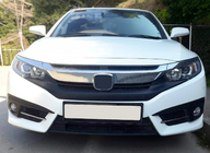 Honda Civic Sedan X 2016-2021 Coperture per fendinebbia OmsaLine (2 pz, acciaio inox) foto 3